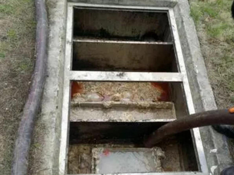 五桂山街道隔油池清理