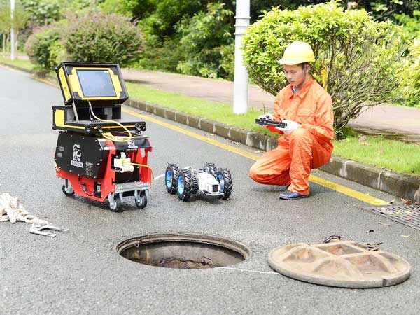 五桂山街道管道机器人检测